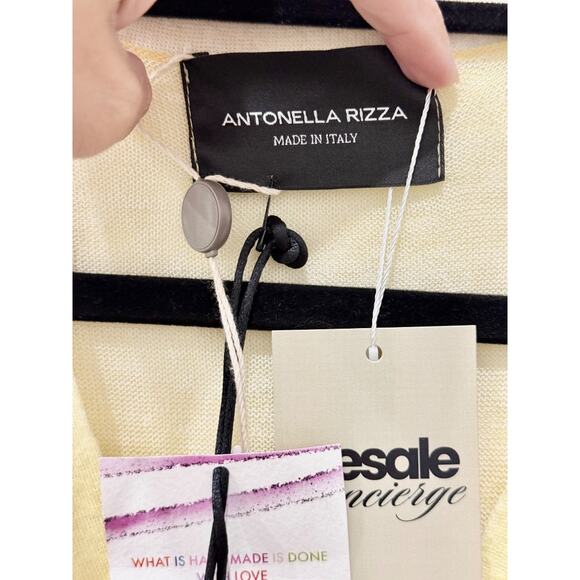 NWT Antonella Rizza Sheer Cover-Up Dress Swimwear Lilac Yellow Women's Sz Small - Picture 5 of 7